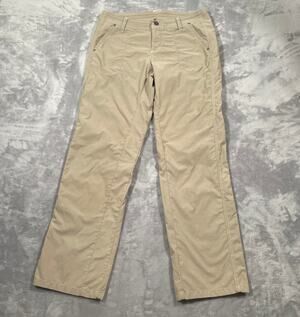 Kuhl Pants 10 Tan Hiking Outdoor Trekking Performance Stretch Travel Activewear